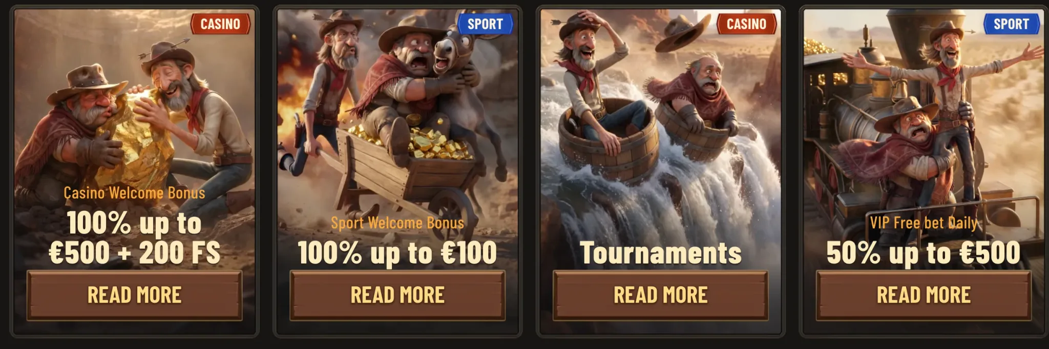 Promotiebanner met casinobonussen van Westio